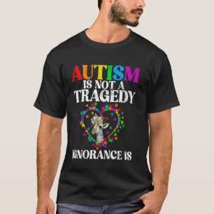 Giraffe Autism Awareness Neurodiversity Autistic 2 T-Shirt
