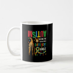 Giraffe Autism Seeing World Different Angle Awaren Coffee Mug