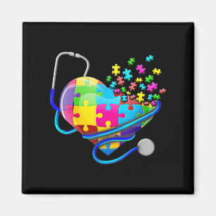 Giraffe Autism Seeing World Different Angle Awaren Magnet