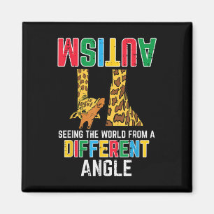 Giraffe Autism Seeing World Different Angle Magnet