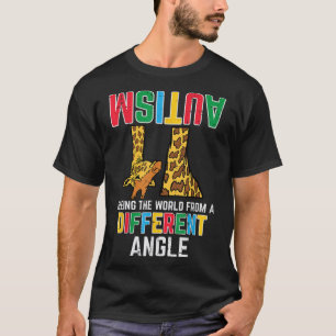 Giraffe Autism Seeing World Different Angle T-Shirt