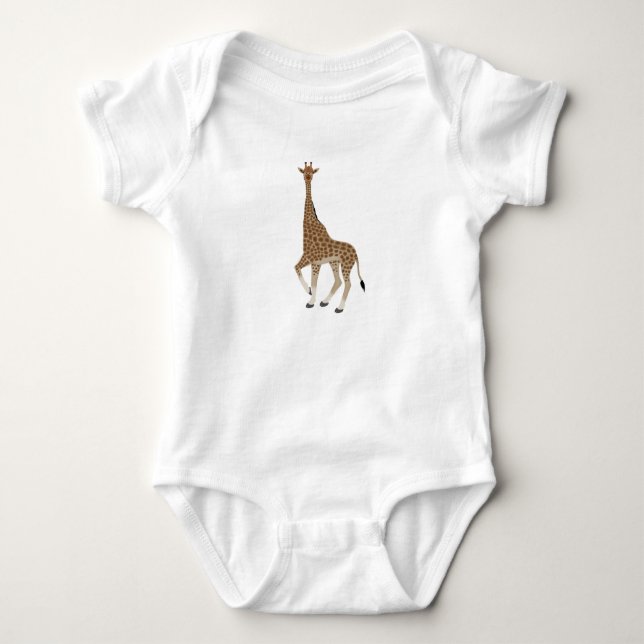 Giraffe Baby Bodysuit (Front)