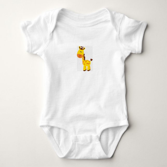 Giraffe baby bodysuit sleeper (Front)