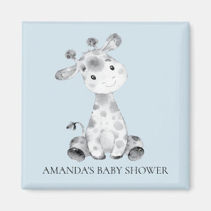 Giraffe Baby Shower Favour Magnet