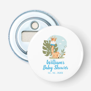 Giraffe Baby Shower Napkin (Boy Safari Animal) Bottle Opener