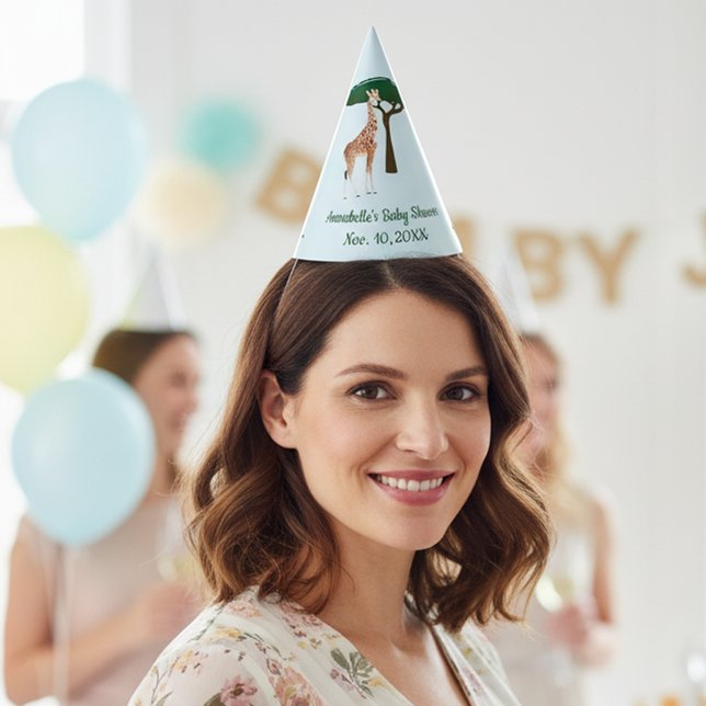 Giraffe Baby Shower Party Hat (Creator Uploaded)