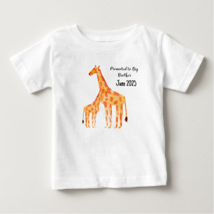 Giraffe Baby T-Shirts Big Brother Promoted 