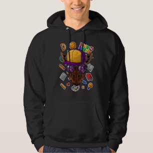 Giraffe Back To School First Day Of School Animal Hoodie