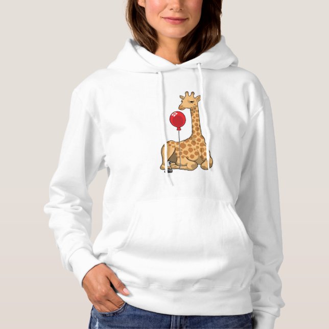 Giraffe Balloon Hoodie (Front)