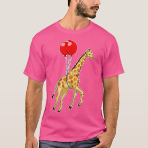Giraffe Balloon  T-Shirt