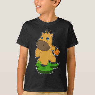 Giraffe Basketball player Basketball T-Shirt