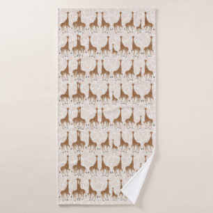 Giraffe Bath Towel
