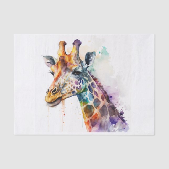 GIRAFFE beautiful decoupage paper (Front)