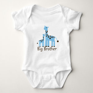 Giraffe Big Brother Baby Bodysuit