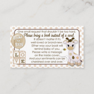 Giraffe Book Requests #2 Instead of a Card 100pk