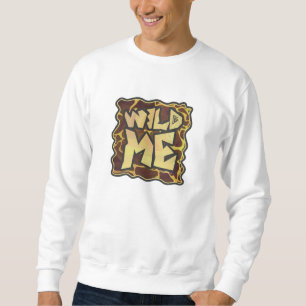 Giraffe Brown and Yellow Print Sweatshirt