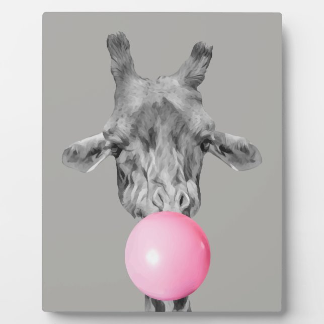 giraffe bubble plaque (Front)