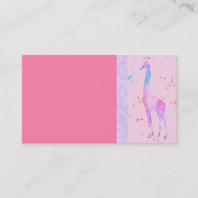 Giraffe Business card (Front)