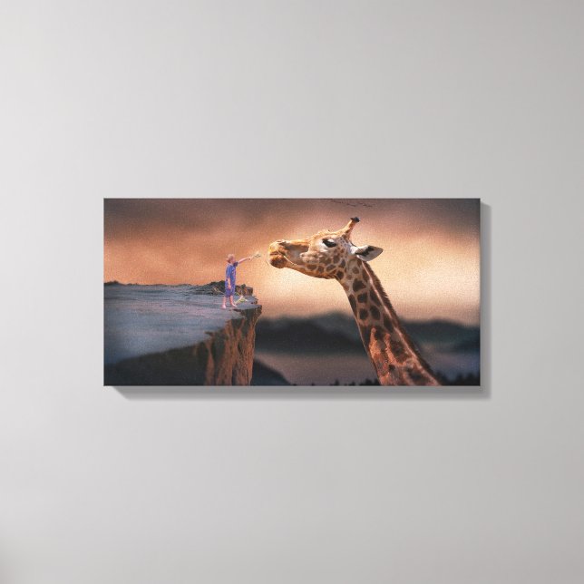 Giraffe Canvas Print (Front)