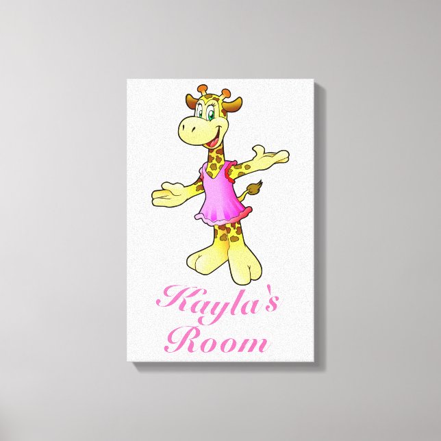 Giraffe Canvas Print (Front)