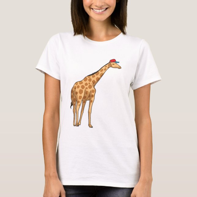 Giraffe Cap T-Shirt (Front)