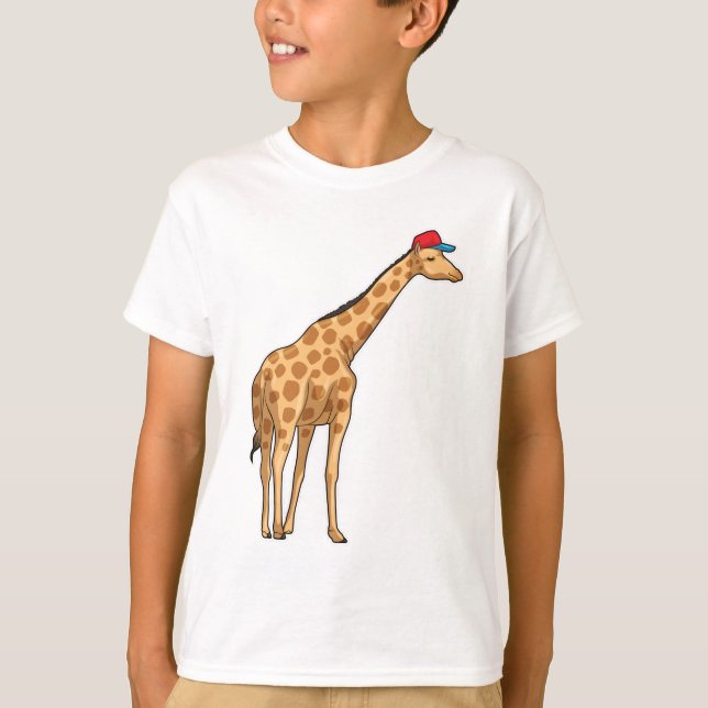 Giraffe Cap T-Shirt (Front)