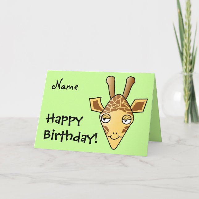 Giraffe Card (Front)