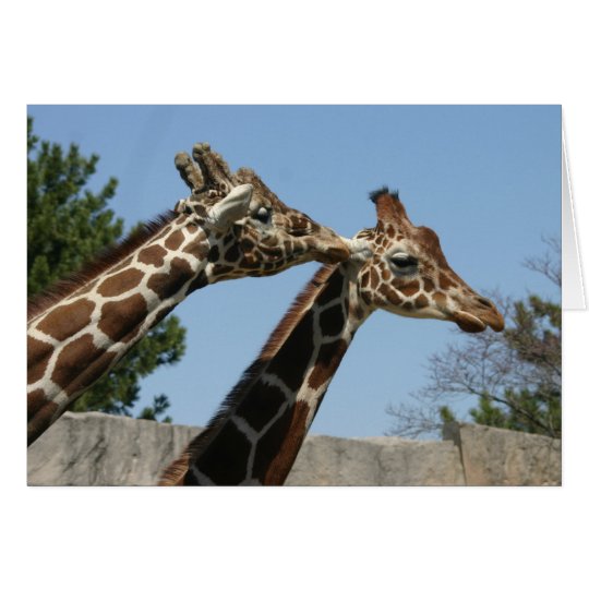 Giraffe Card