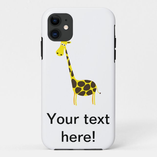 Giraffe cartoon Case-Mate iPhone case (Back)