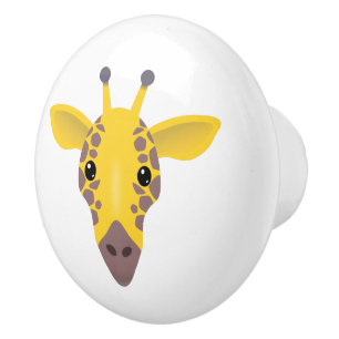 Giraffe Ceramic Knob