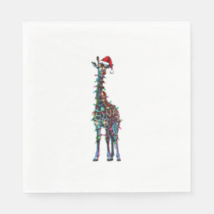 Giraffe Christmas _1 Napkin