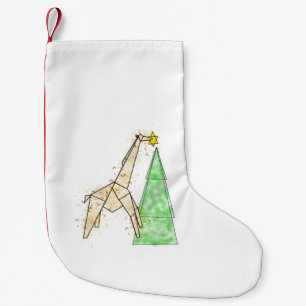 Giraffe Christmas stocking