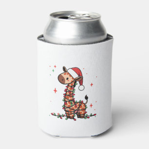 Giraffe Christmas Tree Giraffe Xmas Tree Women & B Can Cooler