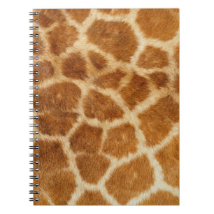 Giraffe Close-up, Hair, Spots Notebook