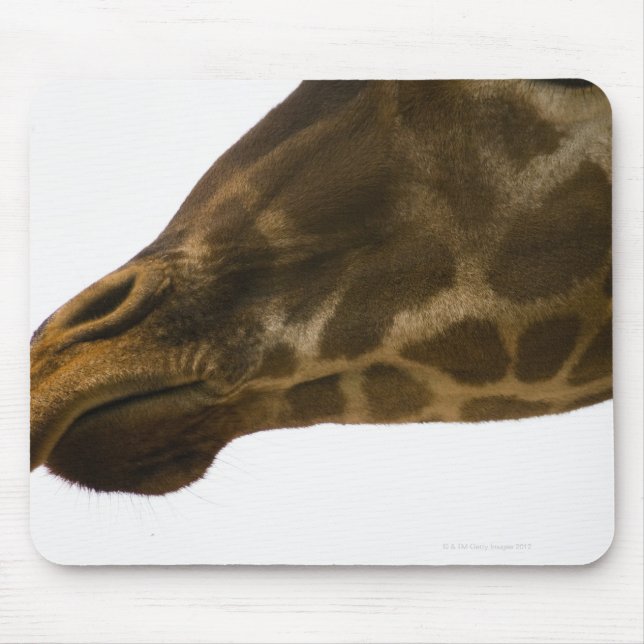 Giraffe,close up mouse mat (Front)