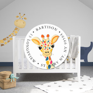 Giraffe company Classic Round Sticker
