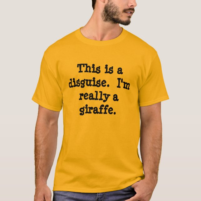 Giraffe Costume T-Shirt (Front)