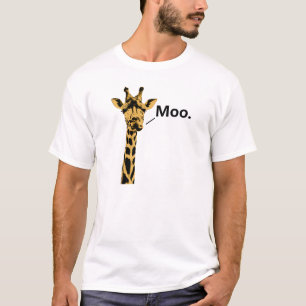Giraffe Cow Funny T-shirt