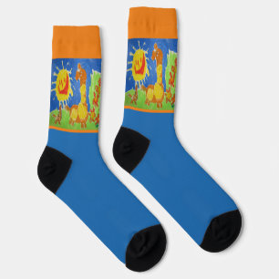 Giraffe Crew Socks