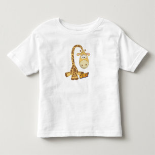 Giraffe Cute Kawaii Cartoon Toddler T-Shirt