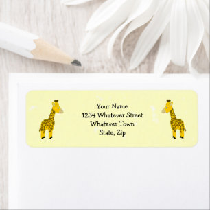 Giraffe Design Return Address