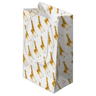 Giraffe Design Small Gift Bag