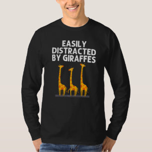 Giraffe Designs For Men Women Safari Wildlife Anim T-Shirt