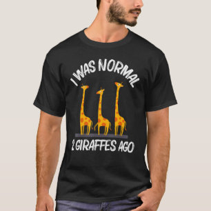 Giraffe Designs For Men Women Safari Wildlife Anim T-Shirt