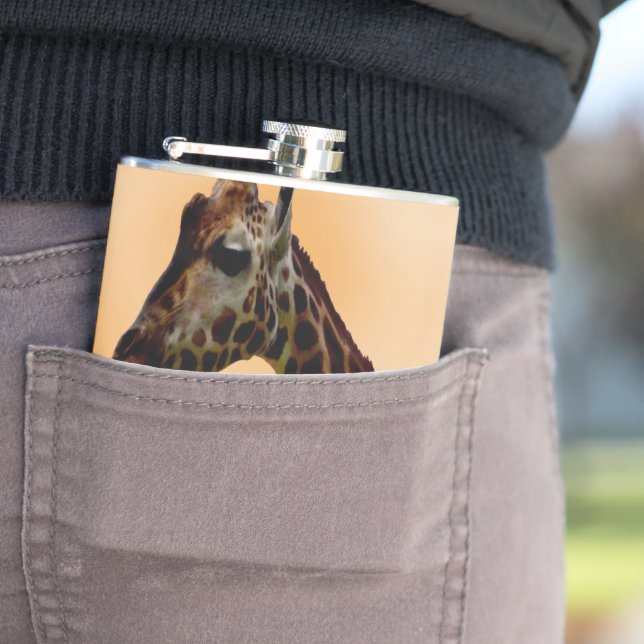 Giraffe Double Trouble,   Hip Flask (In Situ)