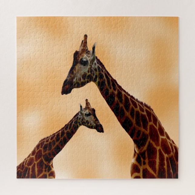 Giraffe Double Trouble,  Jigsaw Puzzle (Vertical)