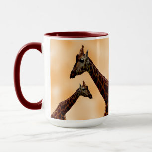 Giraffe Double Trouble,   Mug