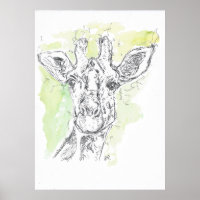 Giraffe drawing.