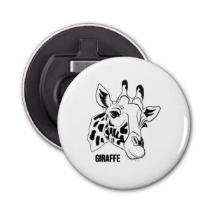 Giraffe face bottle opener