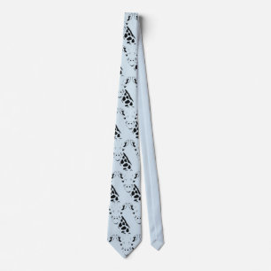 Giraffe Face Silhouette Tie